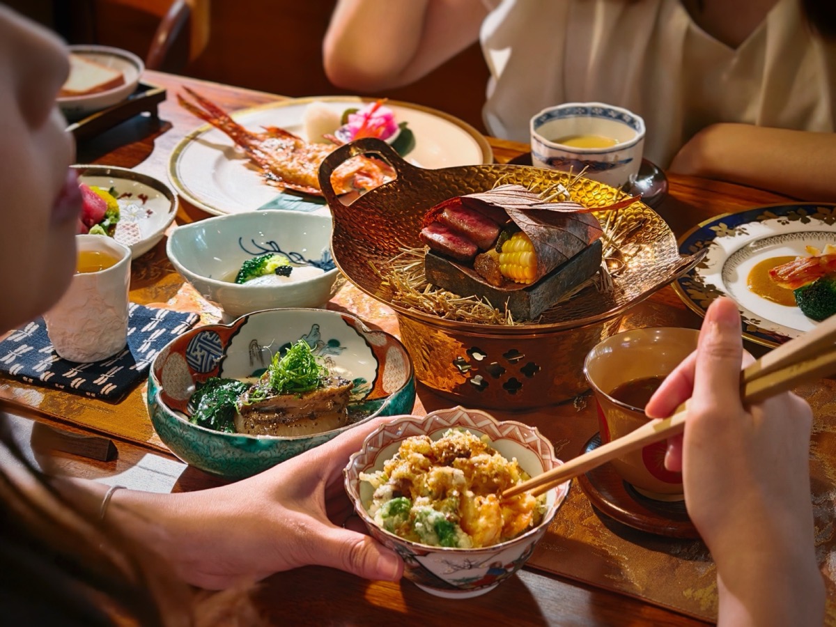 百飲募集企劃的餐桌影像