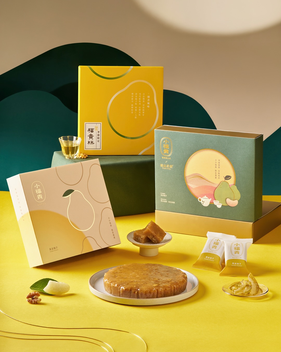 吉品養生禮盒的商業攝影作品