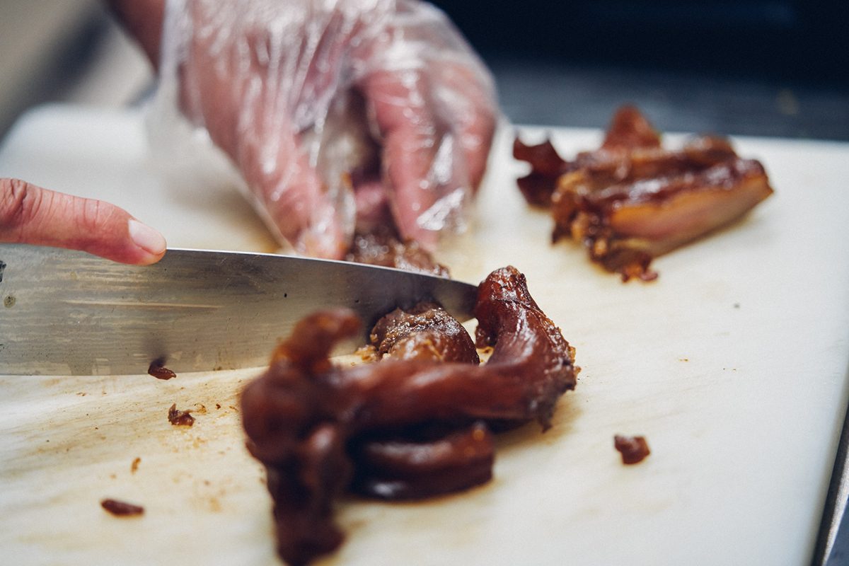 牛肉切製工序